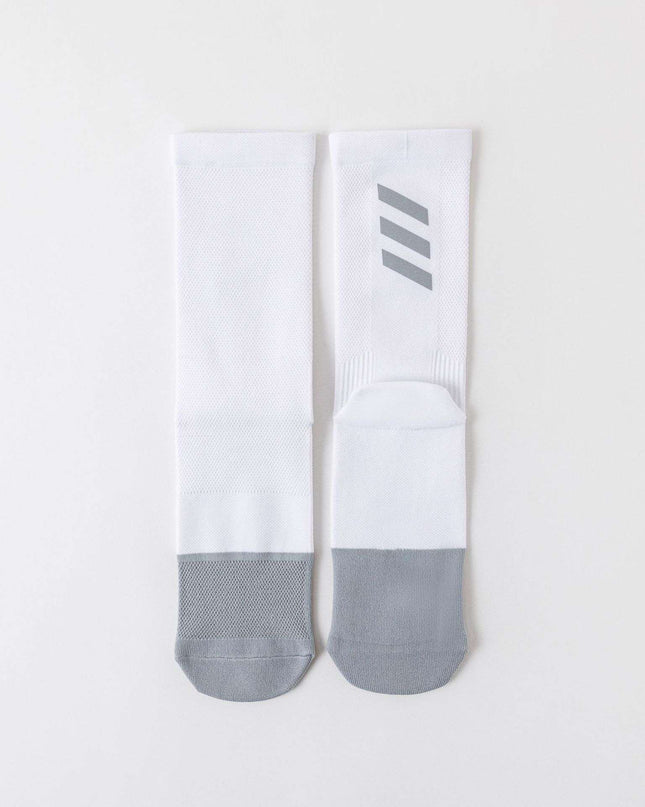 One Size Reflective Striped Cycling Socks