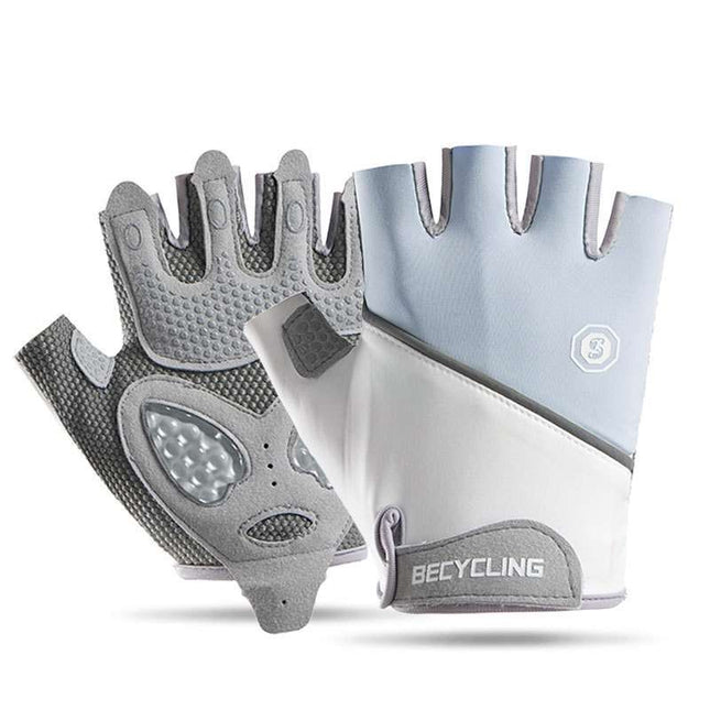 Shock-Absorbing Gel Padded Half-Finger Cycling Gloves