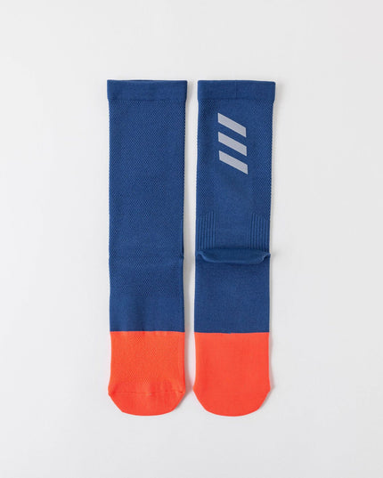 One Size Reflective Striped Cycling Socks