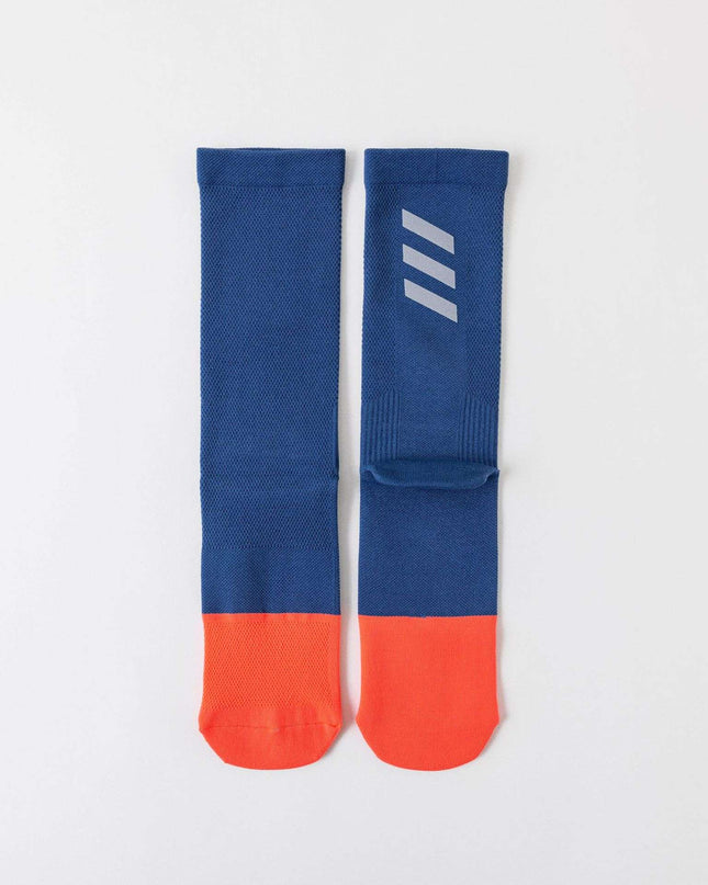 One Size Reflective Striped Cycling Socks