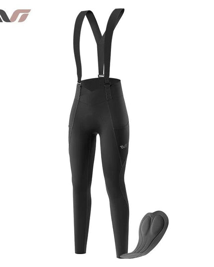 ROCKBROS TVI Series Cycling Bib Pants Spring Autumn Breathable Cycling bib Pants Quick Dry Women PRO Bike Long Pants Cool Pants