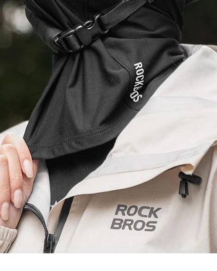 ROCKBROS Windproof Warm Winter Cycling Mask Nose Breathable Men's Black Neck Sport Scarves Sports Equipment for Running Cycling
