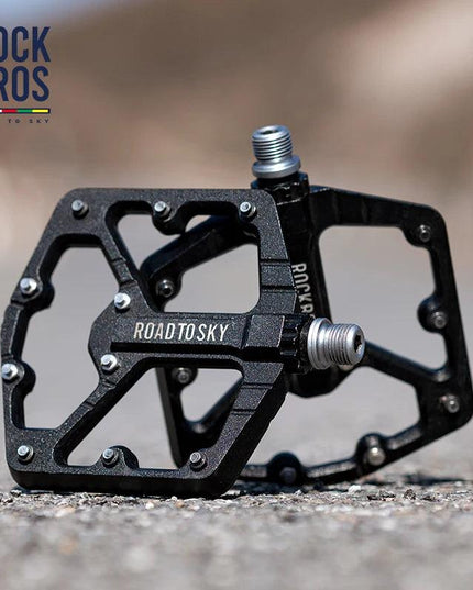 ROCKBROS ROAD TO SKY Cycling Pedals CNC Aluminum Alloy 3 Bearings Structure MTB Bike Pedals High Quality Bike Pedals Accessories