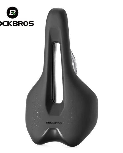 ROCKBROS Ultralight Bicycle Saddle Hollow Breathable Shock-Absorption Nylon MTB Road Bicycle Saddle Chrome Molybdenum Steel Seat