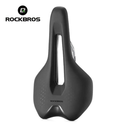 ROCKBROS Ultralight Bicycle Saddle Hollow Breathable Shock-Absorption Nylon MTB Road Bicycle Saddle Chrome Molybdenum Steel Seat