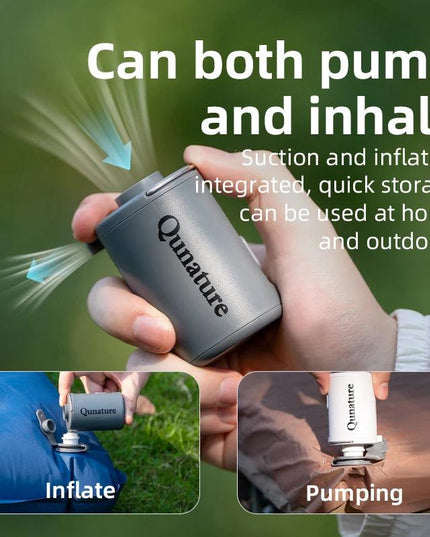Qunature Electronic Wireless Inflator Pump Air Compressor Portable Outdoor Camping Tools Inflation Pump Cushions Sleeping Mat