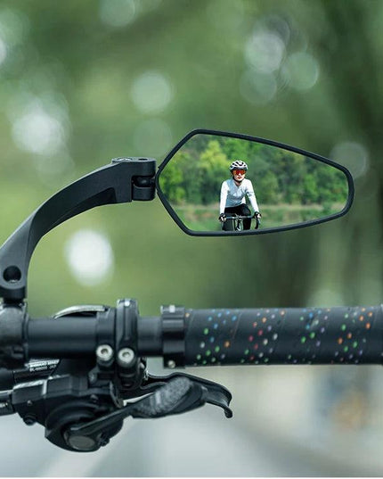 ROCKBROS Bicycle Mirror Handlebar Rear View Mirror Adjustable  Wide Range Back Sight Reflector Cycling Mirrors Bike Accessories