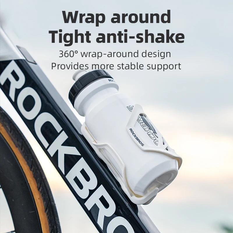 ROCKBROS Bicycle Water Bottle Cage Road Mountain Bicycle Bottle Rack ABS+PC Lightweight Cycling Bottle Bracket Water Cup Rack