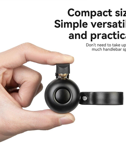 ROCKBROS Bicycle Bell for Road Bike Ring Crisp Sound Warning Alarm Bike Handlebar Copper Alloy Ring Horn Safety Cycling
