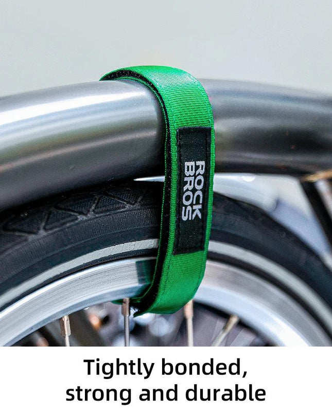 ROCKBROS Bicycle Frame Wheel Fixed Strap For Brompton Folding Bike Body Straps Fixed Belt Ankle Leg Pants Strap Outdoors