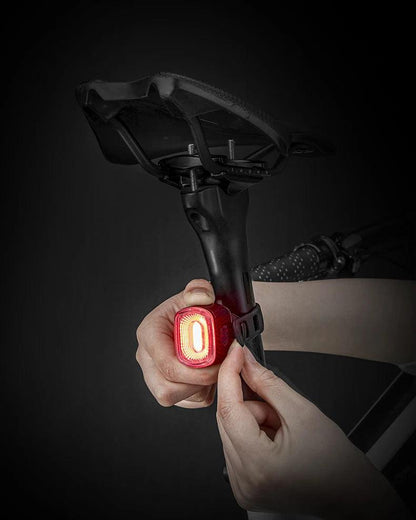 ROCKBROS Bicycle Rear Light Smart Auto Brake Sensing USB Bike Light IPX6 LED Taillight MTB Road Rechargeable Cycling Accessories