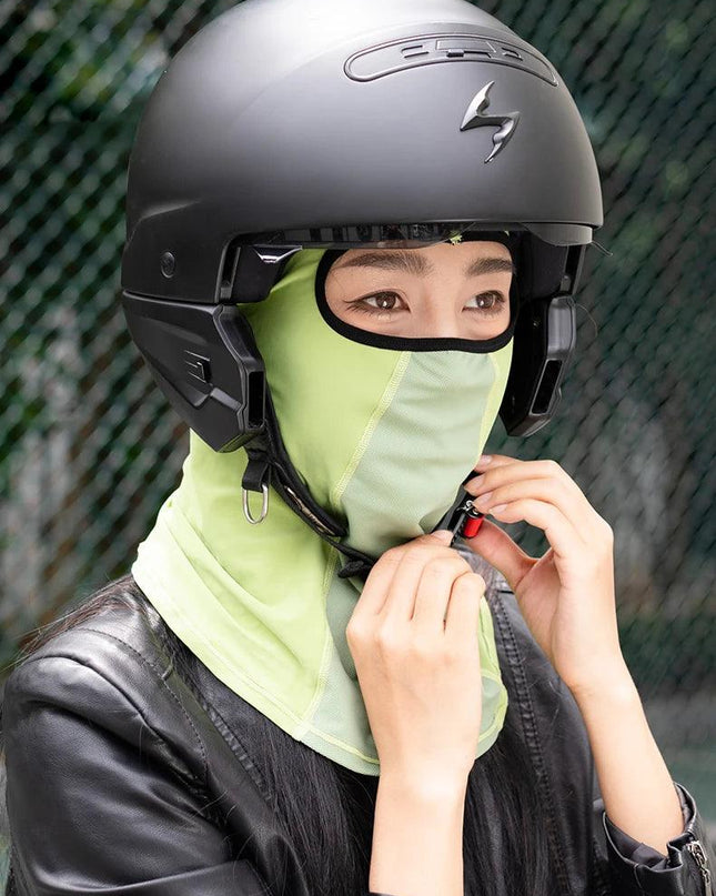 ROCKBROS UV Protection Face Cover Summer Cool Balaclava Ice Silk Anti-UV Cycling Full Face Cap Riding Headgear Masks Breathable