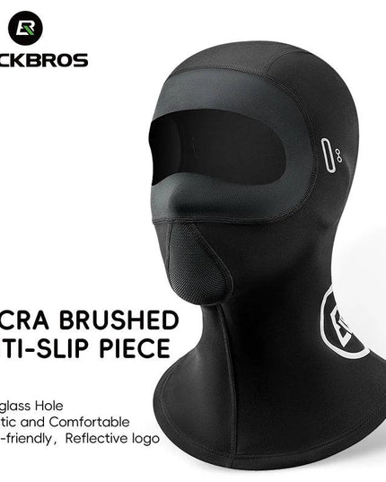 ROCKBROS Cycling Mask Winter Warm Fleece Face Scarf Mask Bicycle Balaclava Windproof Neck Cover Fishing Skiing Motorcycle Mask
