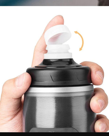 ROCKBROS Cycling Water Bottle Cold Water Insulated Thermal Silicone Bottle Fitness Outdoor Bicycle Portable 620ml Water Kettle