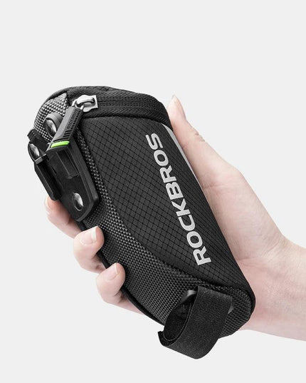 ROCKBROS Bike Bag Portable Reflective Saddle Bag Tail Seatpost Nylon Bicycle Bag MTB Road Bike Bag Panniers Bicycle Accessories