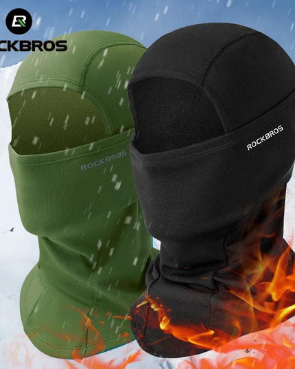 ROCKBROS Winter Face Mask Breathable Ski Cycling Scarf Running Training Balaclava Outdoor Sports Warm Winderproof Bike Equipment