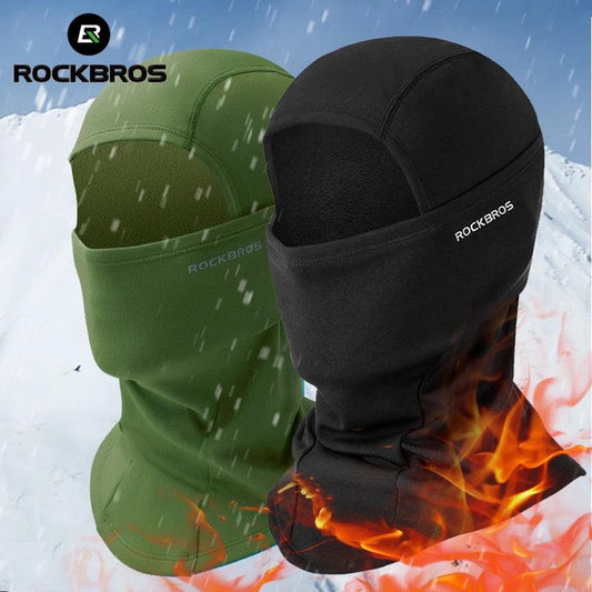 ROCKBROS Winter Face Mask Breathable Ski Cycling Scarf Running Training Balaclava Outdoor Sports Warm Winderproof Bike Equipment