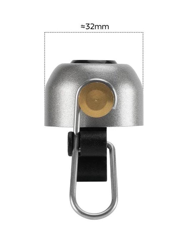 ROCKBROS Bicycle Bell Safety Warning Bike Bell Horn Handlebar Copper Alloy Non-slip Bicycle Alloy Ring Crisp Sound Cycling Alarm