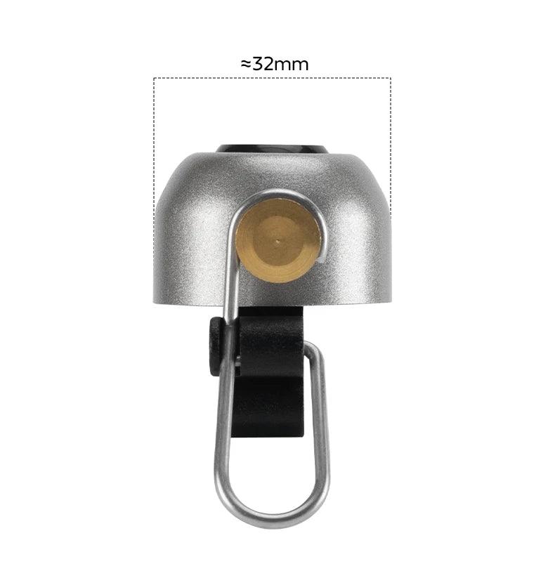 ROCKBROS Bicycle Bell Safety Warning Bike Bell Horn Handlebar Copper Alloy Non-slip Bicycle Alloy Ring Crisp Sound Cycling Alarm