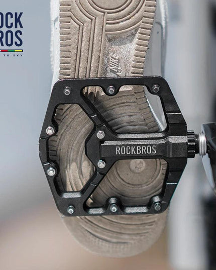 ROCKBROS ROAD TO SKY Cycling Pedals CNC Aluminum Alloy 3 Bearings Structure MTB Bike Pedals High Quality Bike Pedals Accessories
