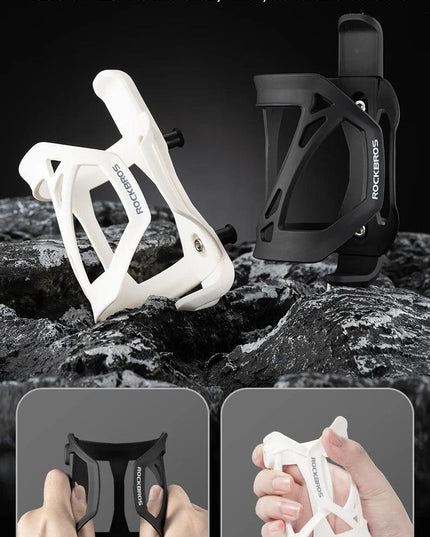 ROCKBROS Bicycle Water Bottle Cage Road Mountain Bicycle Bottle Rack ABS+PC Lightweight Cycling Bottle Bracket Water Cup Rack