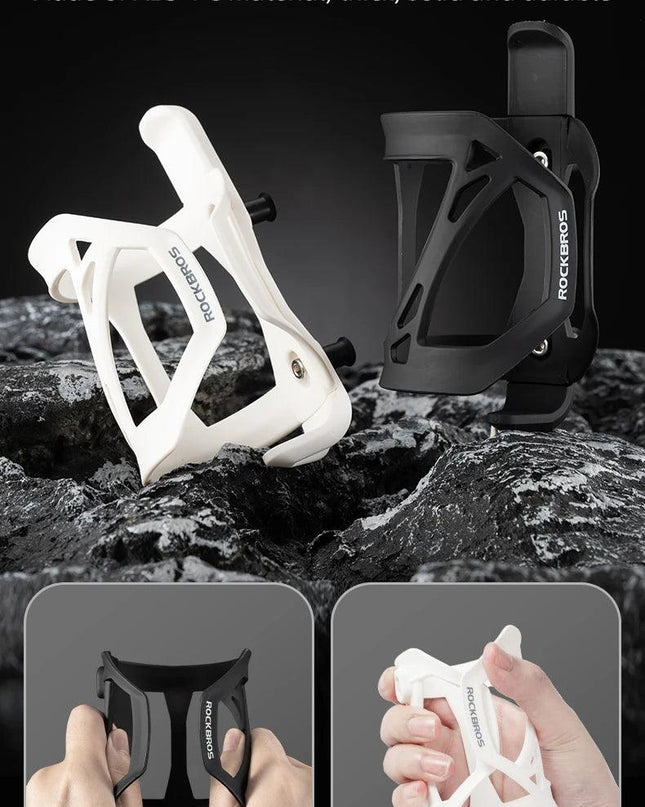 ROCKBROS Bicycle Water Bottle Cage Road Mountain Bicycle Bottle Rack ABS+PC Lightweight Cycling Bottle Bracket Water Cup Rack