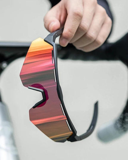 ROCKBROS Bike Glasses Polarized Men Women Bicycle Glasses 4Lens MTB Road Cycling Eyewear Glasses With Myopia Frame Sunglasses