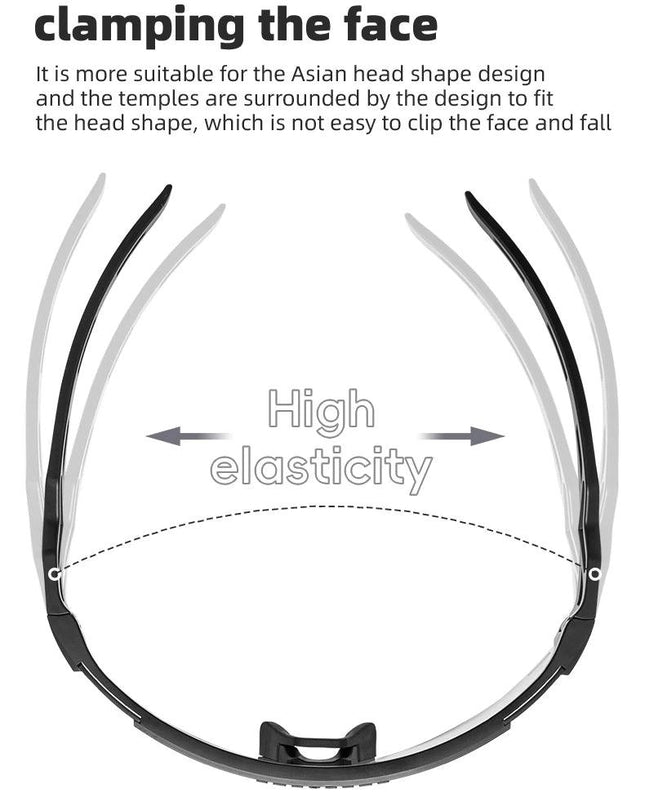 ROCKBROS New Cycling Glasses Ultralight Photochromic Anti-Fog Cycling Sunglasses MTB Road Outdoor Sports UV Protection Goggles ﻿