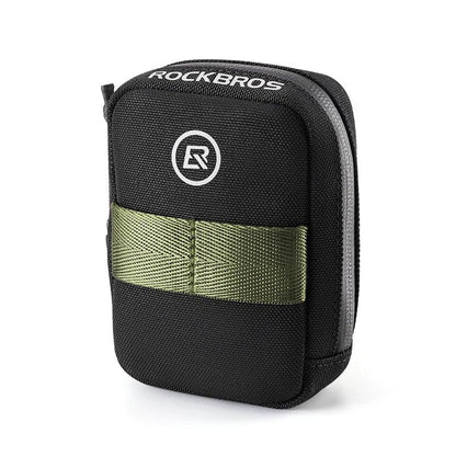 ROCKBROS Bicycle Saddle Bag 0.35L Mini Portable Tail Bag MTB Mountain Road Bike Tool kit Repair Bag Reflective Cycling Accessori