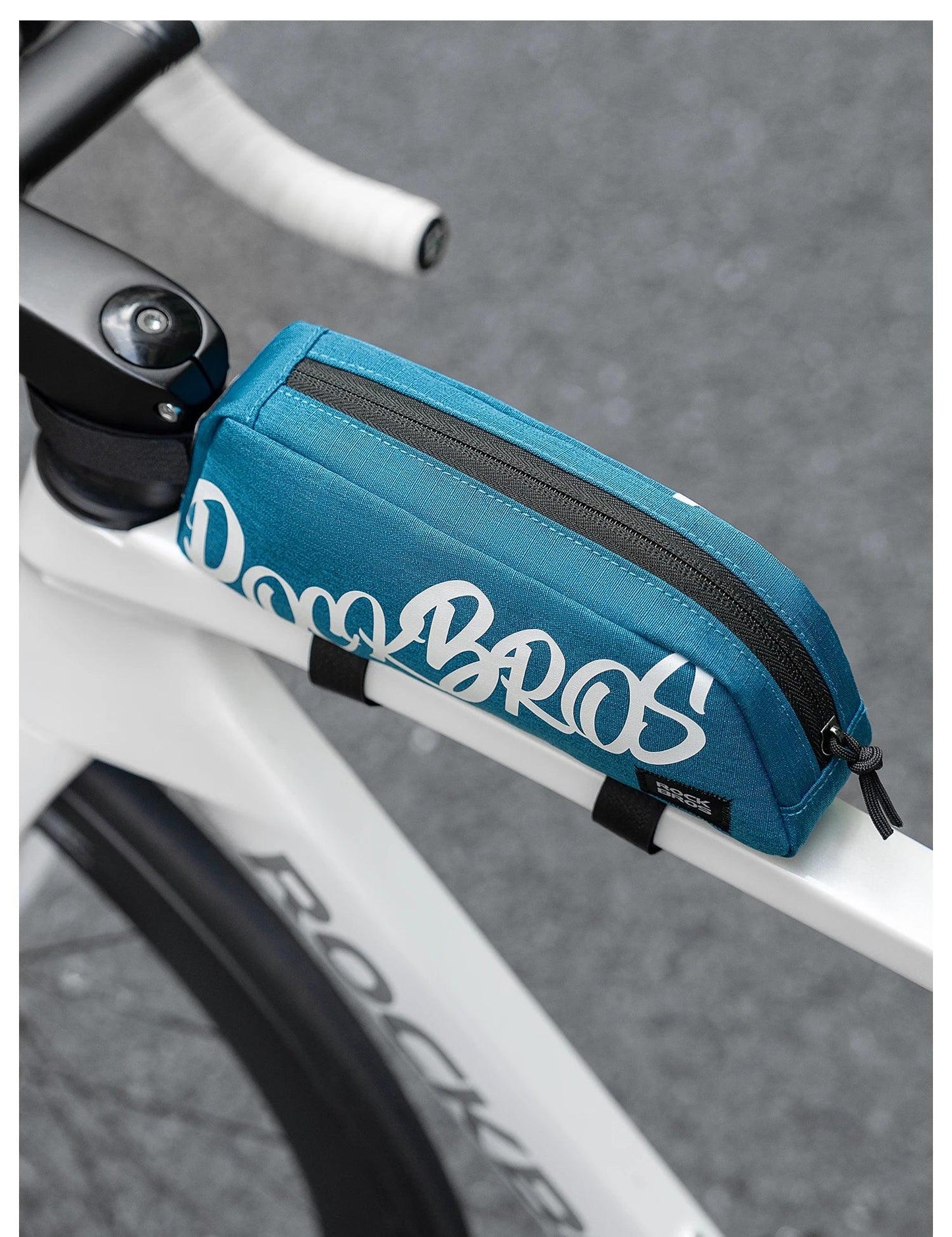 ROCKBROS Waterproof Bicycle Top Tube Bag Lightweight Bike Frame Pack Durable Cycling Storage Bag for Mountain and Road Bikes