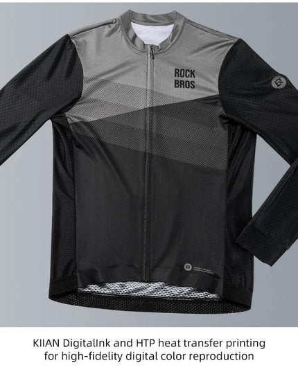 ROCKBROS Summer Cycling Jersey Quick Dry Long Sleeves Bicycle Shirt MTB Road Anti-UV Breathable Ciclismo Motor Bike Clothes