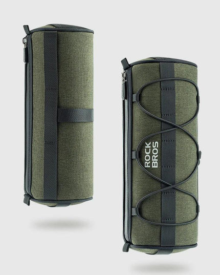 ROCKBROS Bicycle Bag Front Portable Handlebar Pannier 2L Big Capacity Multifunctional Shoulder Bag Reflectice Tube Bike Bag
