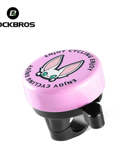 ROCKBROS Bike Bell Cycling Ring Safety Warning Alarm Cycling Handlebar Bell Ring Lightweight 80-100dB Durable Bells Accessories