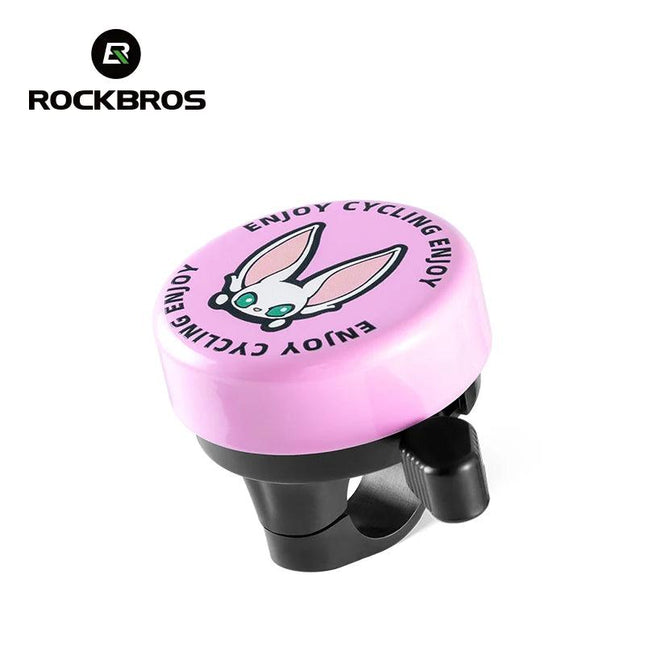 ROCKBROS Bike Bell Cycling Ring Safety Warning Alarm Cycling Handlebar Bell Ring Lightweight 80-100dB Durable Bells Accessories