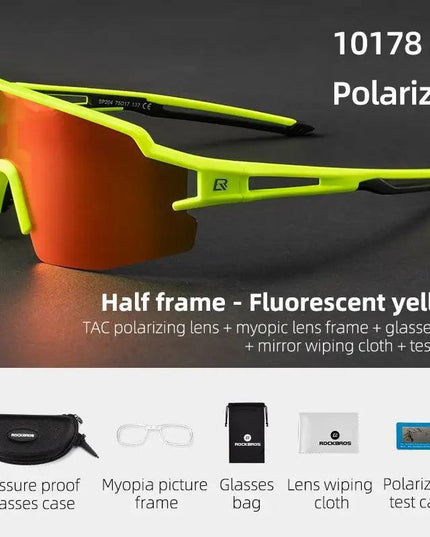 ROCKBROS Cycling Glasses Photochromic Eye Protecting Glasses Glasses Eyewear Goggles Windproof Bicycle Outdoor Sports Sunglasses