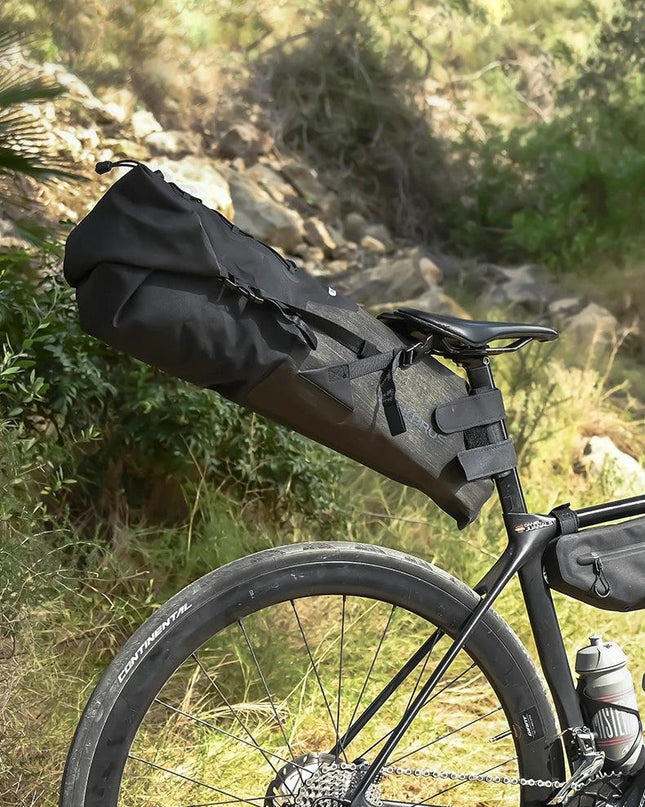 ROCKBROS Bike Bag Waterproof Reflective 10L Large Capacity Saddle Bag Cycling Foldable Tail Rear Bag MTB Road Trunk Bicycle Bag