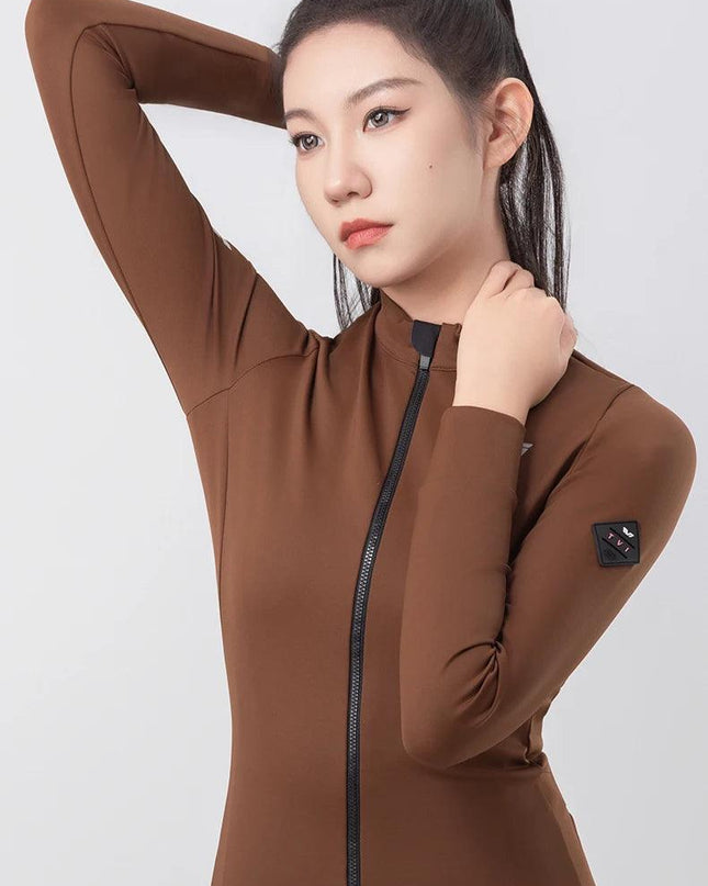 ROCKBROS Windbreak Cycling Jacket for Woman Winter Fleece Warm Women's Bicycle Jersey Professional Bicycle Training Clothing MTB