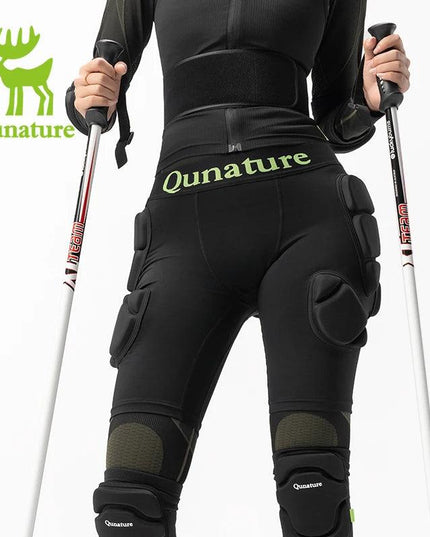 Qunature EVA Padded Ski Hip Protection Pad Safety Ski Hip Protector Snowboard Sports Hip Protective Gear Shock-absorbing