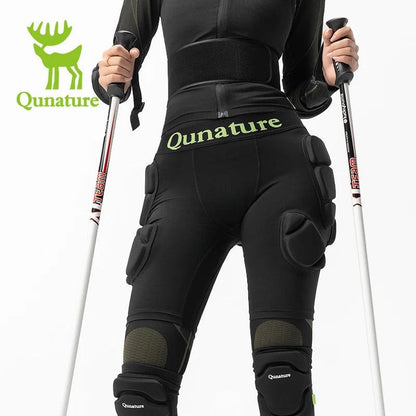 Qunature EVA Padded Ski Hip Protection Pad Safety Ski Hip Protector Snowboard Sports Hip Protective Gear Shock-absorbing