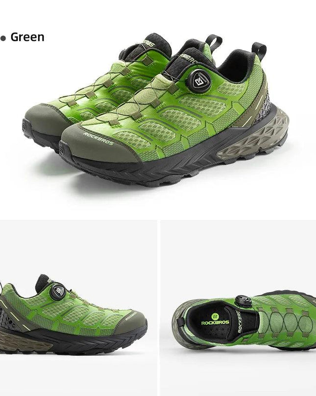 ROCKBROS Sports Shoes Men Cycling Outdoor Activity Footwear Soft Breathable Shoes Women Hiking Climbing Camping Non-slip Sneaker