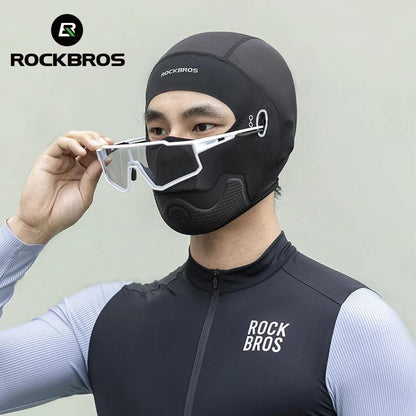 ROCKBROS Cycling Hat Summer Cool Balaclava UV Protection Bicycle Hiking Scarf Ice Silk Hat Face Cover Sport Bike Helmet Liner