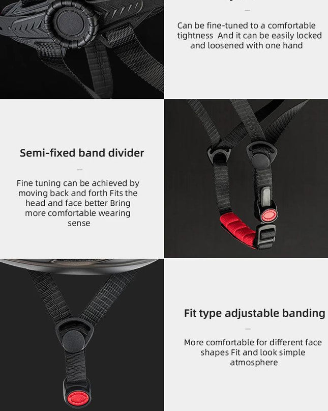 ROCKBROS Bicycle Helmet Men EPS Integrally-molded Breathable Cycling Helmet Men Women Goggles Lens Aero MTB Road Bike Helmet