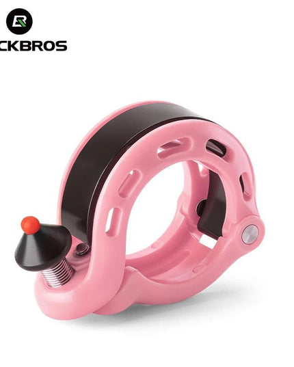 ROCKBROS Bicycle Bell MTB Road Cycling Horn Bike Handlebar Bell Q-Type Hidden Bell Safety Rainproof Anti-Slip Bike Accessories