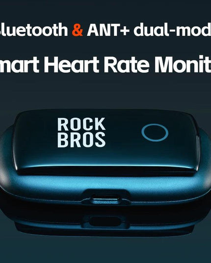ROCKBROS H828 Heart Rate Sensor Bluetooth 4.0 ANT+ Upgrade 50H Battery Life Waterproof For Garmin Wahoo GPSPORT Bike Computer