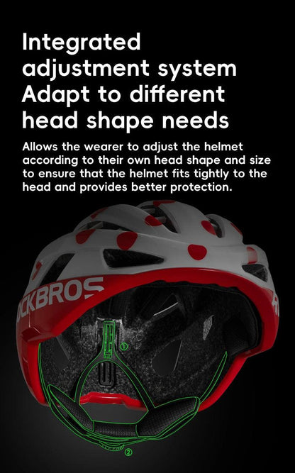 ROCKBROS Cycling Helmet Ultralight Fashion Breathable MTB Road Bicycle Helmet Men Women Suit 54-62CM Racing Bike Equipments ﻿