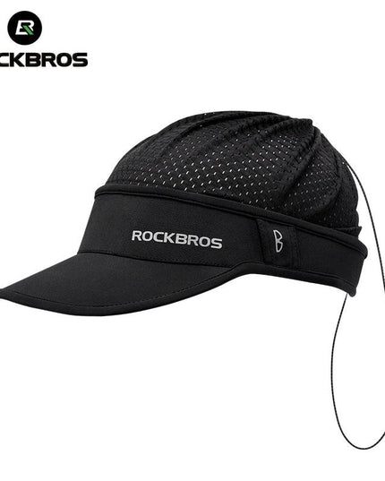 ROCKBROS Refreshing Summer Sun Protection Cap Two Ways to Wear Breathable Quick-Drying Suitable for Helmet Unisex Size Sport Hat