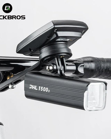 ROCKBROS Nylon Bicycle Speedometer Holder Integrated Handlebar Mount for Gopro Mount Bike Computer Stopwatch Light Mount