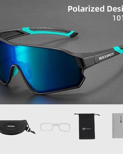 ROCKBROS Polarized Glasses UV400 Sunglasses Sport Protection Glasses Bicycle Eyewear Outdoor Hiking Camping Golf Cycling Goggles