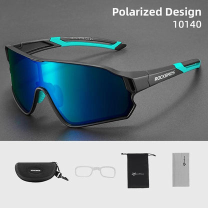 ROCKBROS Polarized Glasses UV400 Sunglasses Sport Protection Glasses Bicycle Eyewear Outdoor Hiking Camping Golf Cycling Goggles