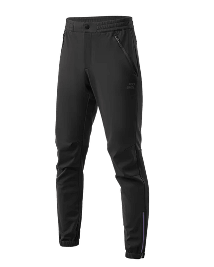 ROCKBROS Winter Thick Fleece Pants Windproof Cycling Pants Men Outdoor Camping Thermal Warm Casual Pants Ski Trousers Sweatpants